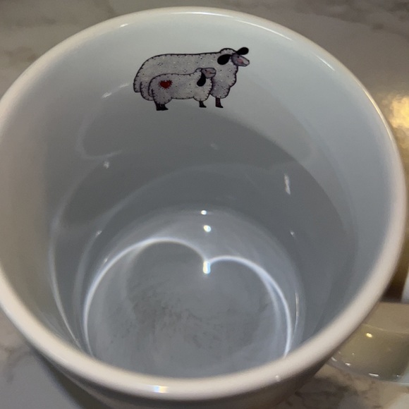 Angels Charge, beautiful coffee cup from an original painting. W/ Sheep & Angels - Picture 7 of 10